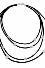  Black Leather Necklace