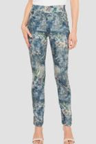  Faded Floral Sueded Jean
