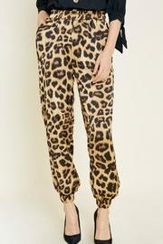 Satin Leopard Jogger