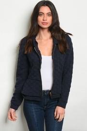  Peplum Hood Jacket