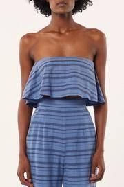  Strapless Cropped Top
