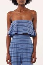  Strapless Cropped Top