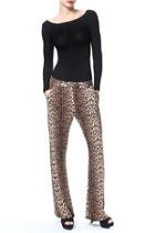  Leopard Knit Pant