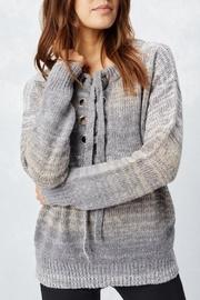  Lace-up Sweater