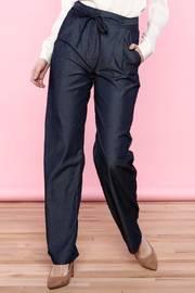  Wide Leg Chambray Pant