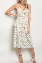  White Nude Dress