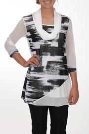 Black White Tunic