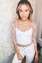  Starry Sheer Top