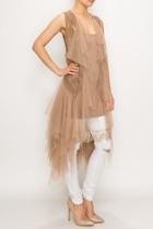  Tiered Tulle Vest