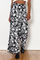  Black Print Pants