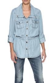  Washed Denim Button Down