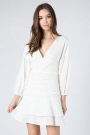  Long-sleeve Off-white Dress