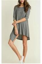  Grey Asymmetrical Dress