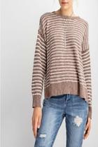  Soft Striped Sweater