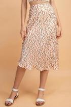  Peachy Leopard Skirt