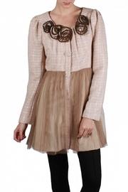  Tulle Tweed Coat