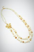  Floral Pearl Necklace