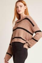  Striped Camel Sweater