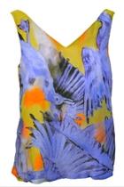  V-neck Top Birds