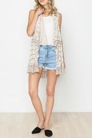  Nude Chevron Vest