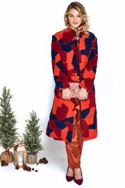  Veronica 3-d Wool Coat