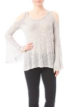  Cold Shoulder Sweater