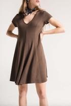  Paneled T-shirt Dress