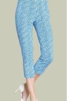  Square Print Capri