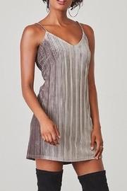  Velvet Pleated Dress