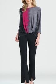  Fuchsia/black Ombre Top