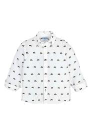  Motorcycle Theme Button-down-shirt