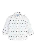  Motorcycle Theme Button-down-shirt