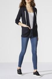  Fleece Hooded Blazer
