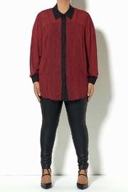  Red Buttondown Blouse