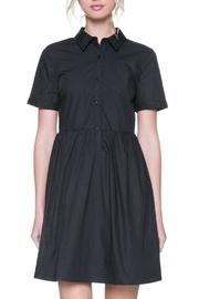  Black Retro Shirtdress