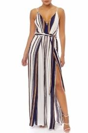  Stripe Strappy Jumpsuit