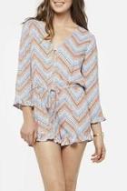  Chevron Multi Romper