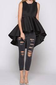  High Low Peplum Top