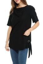  Drape Neck Tunic