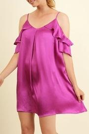  Magenta Silky Dress