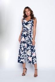  Crossback Floral Jumpsuit