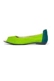  Lime Peep Toe