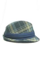  Plaid Green Fedora