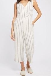 Stripe Linen Jumpsuit