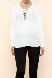 Indigo Chiffon Blouse