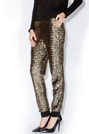 Ark & Co Gold Sequin Jogger Pants