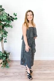  Stripe Black Jumpsuit