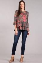  Ruffled Roses Blouse