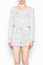  Arrow Print Romper