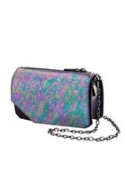  Multicolour Leather Clutch